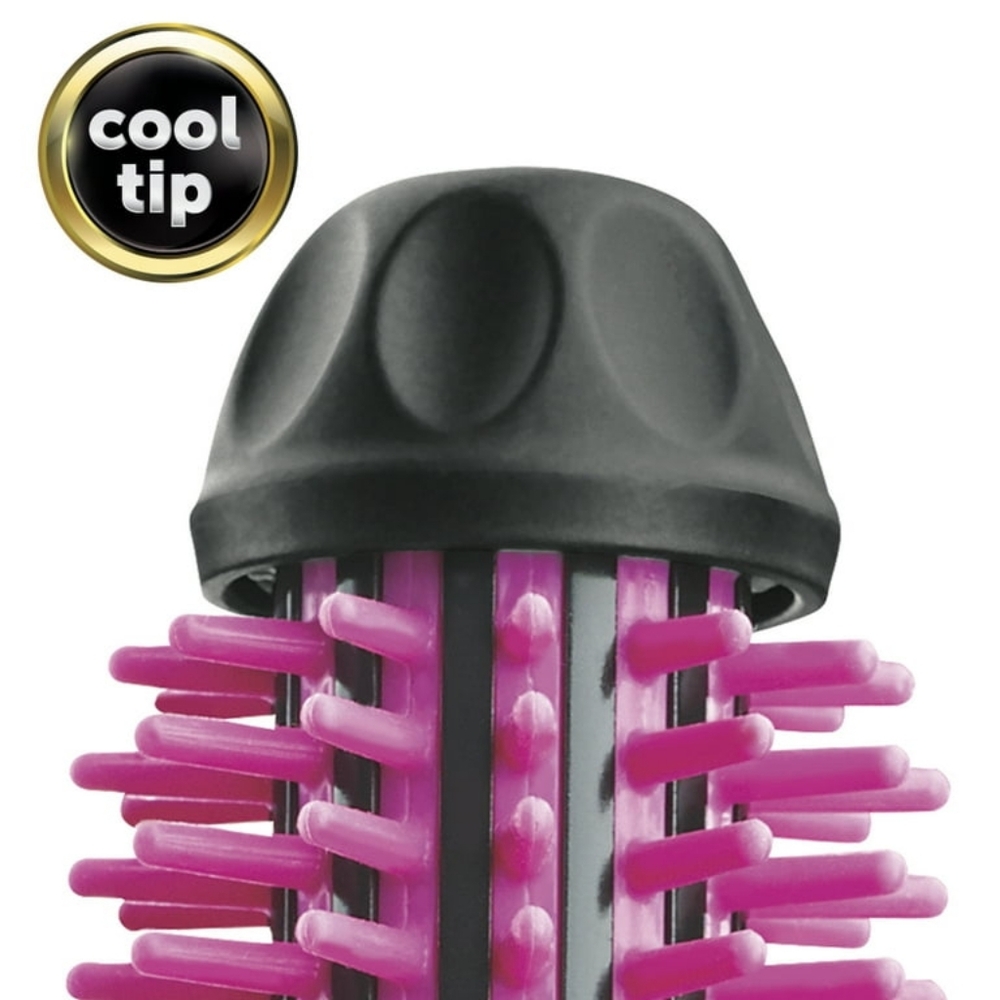 Revlon Pro Collection Silicone 1" Heated Brush, Black and Pink NWOB - Picture 4 of 6
